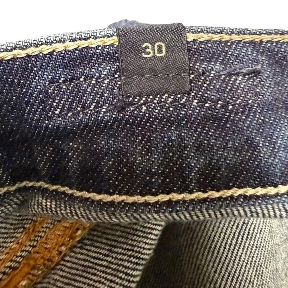 Citizens Of Humanity Dark Blue Distressed Skinny Jeans